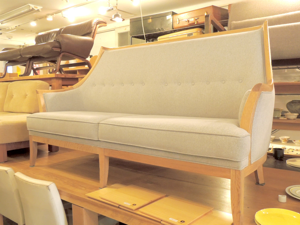 マルニ木工 MARUNI COLLECTION トラディショナル TRADITIONAL Two Seater Sofa 2Pソファ グレー 深澤直人 ～モダンライフにクラシックを～