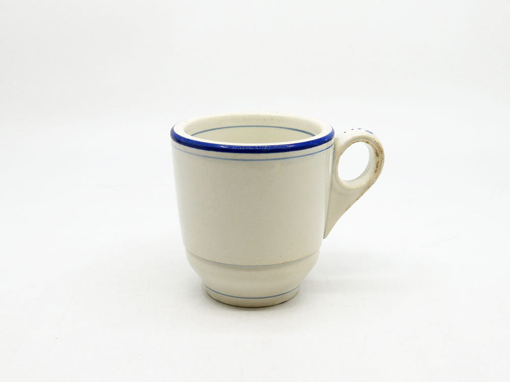 クレイユ エ モントロー Creil et Montereau ブリュロカップ Φ8cm 1840-1876年代 アンティーク  中古品 買い取りしました。