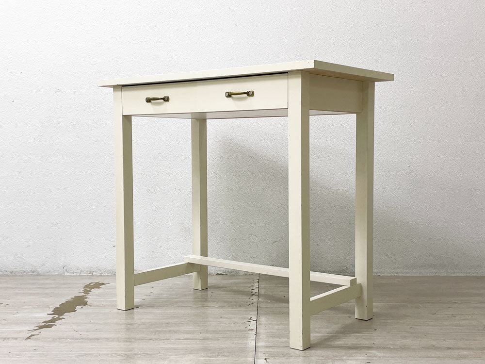 モモナチュラル MOMO Natural シエル CIELE コンソールデスク ホワイト 2ドロワー W80cm フレンチカントリー 中古品 買い取りしました。