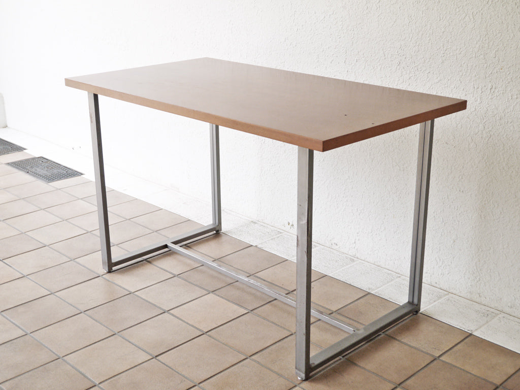 イデー IDEE プランクス PLANX ダイニングテーブル 木製天板 スチールレッグ オーダーメイド インダストリアル ワークテーブル 廃盤 希少 中古品 買い取りしました。