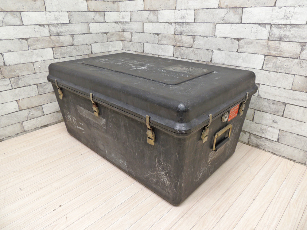 USビンテージ 蓋付き コンテナボックス 収納 キャビネット ブランケットボックス インダストリアルスタイル アメリカ  中古品 買い取りしました。