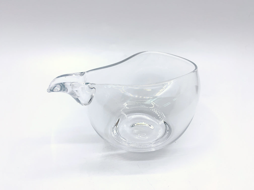 高橋禎彦 宙吹きガラス 片口 ガラス食器 現代作家 工芸作家 中古品  買い取りしました。