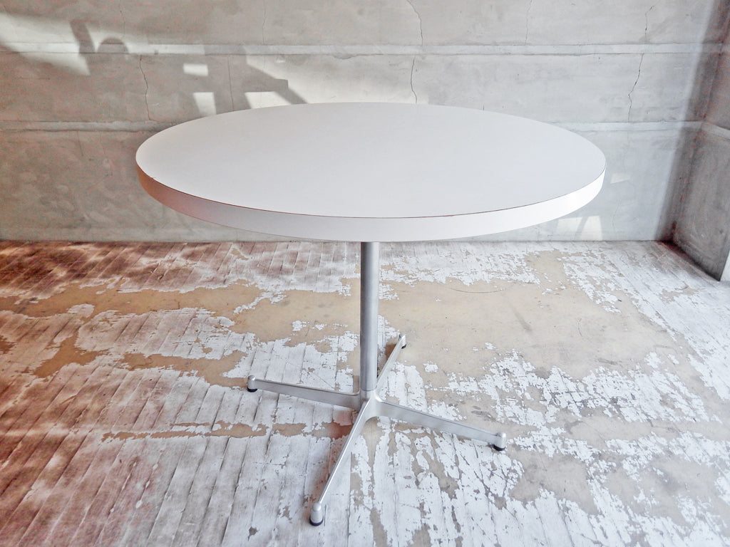 モダンスタイル Modern Style ラウンドテーブル カフェテーブル ホワイト グライズ付 中古品 買い取りしました。