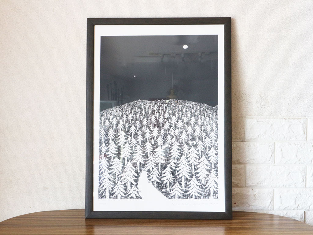 クリッパン × ミナペルホネン KLIPPAN × mina perhonen HOUSE IN THE FOREST 皆川明 ポスター 額装 ～ 『心を灯すような、心地よい感動。』～