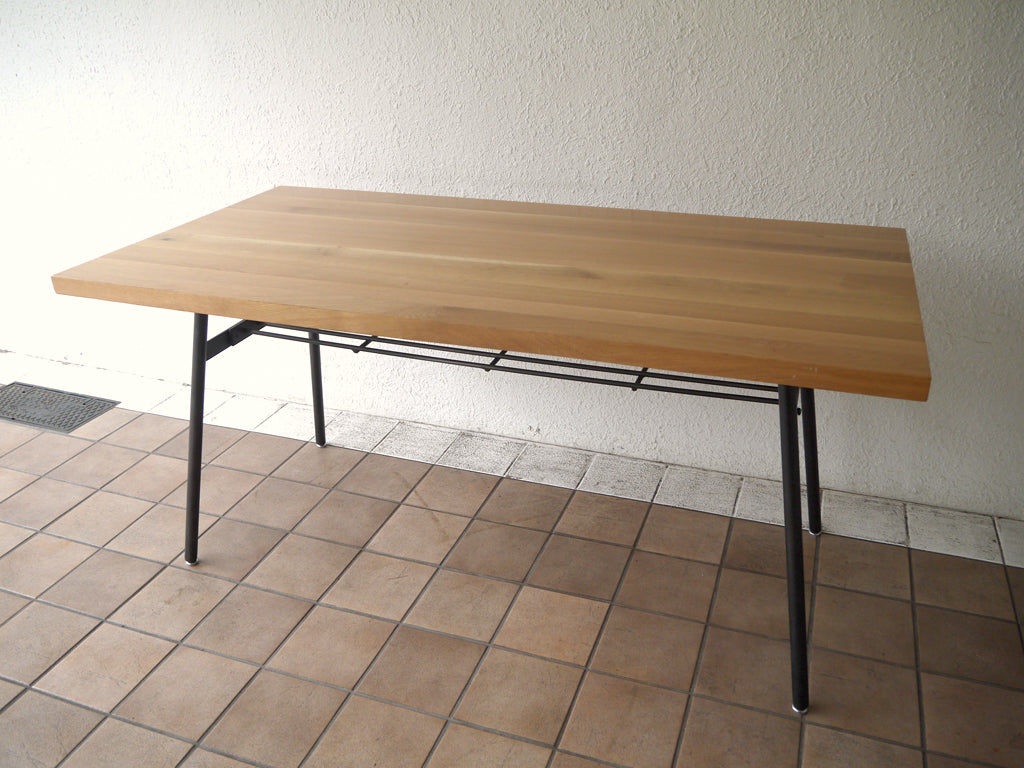 ノットアンティークス Knot antiques クッパ2 KOOPAⅡ ダイニングテーブル オーク無垢材 W152cm インダストリアルデザイン 廃盤 中古品 買い取りしました。