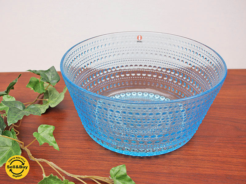 イッタラ iittala カステヘルミ Kastehelmi ラージボウル ライトブルー 1.4L オイバ・トイッカ　中古品 買い取りしました。祖師谷大蔵店 出張買取もお任せ下さい。