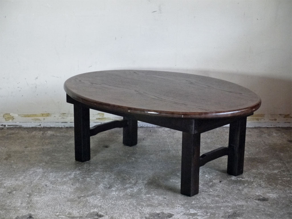 ジャパンビンテージ Japan Vintage 無垢材 座卓 ちゃぶ台 折りたたみ W70.5cm レトロ 木味 古家具 中古品 買い取りしました。