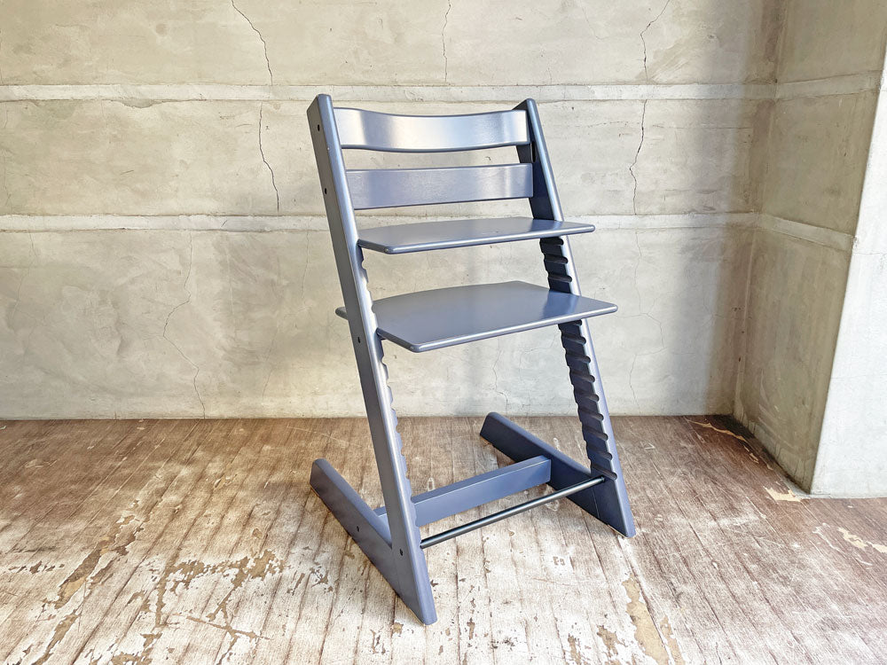ストッケ STOKKE トリップトラップ TRIPP TRAPP ベビーチェア キッズチェア ミッドナイトブルー S/N5～ ノルウェー 北欧家具 中古品 買い取りしました。