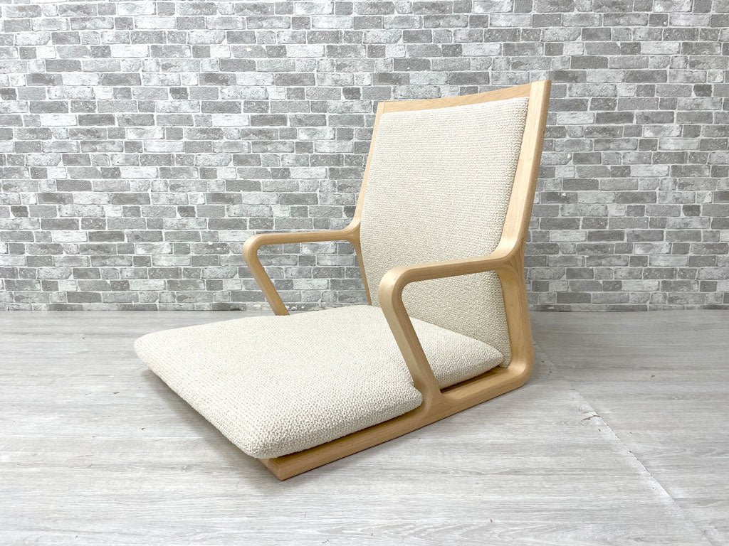 天童木工 Tendo 座イス T-5556MP-NT メープル材 ナチュラル 座椅子 アーム 定価￥83,600- 中古品 買い取りしました。