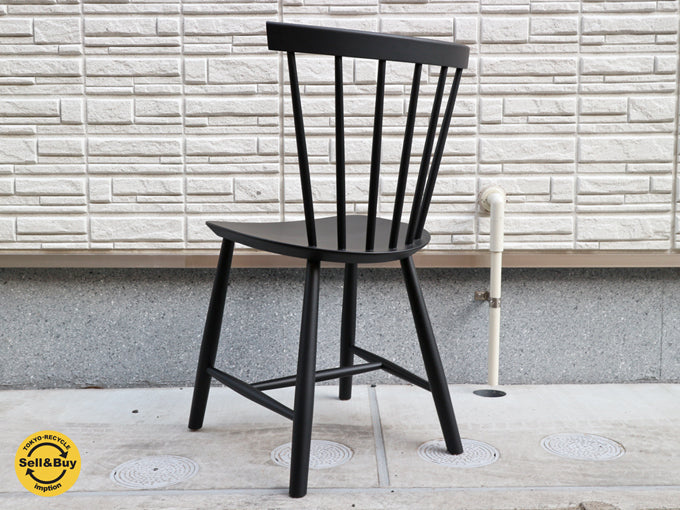 FDBモブラー FDB Mobler J46 ダイニングチェア Poul M. Volther ブラック  ～デンマーク国民の5人に1人が所有したチェア～ 【 買取と販売とレンタルのお店 】