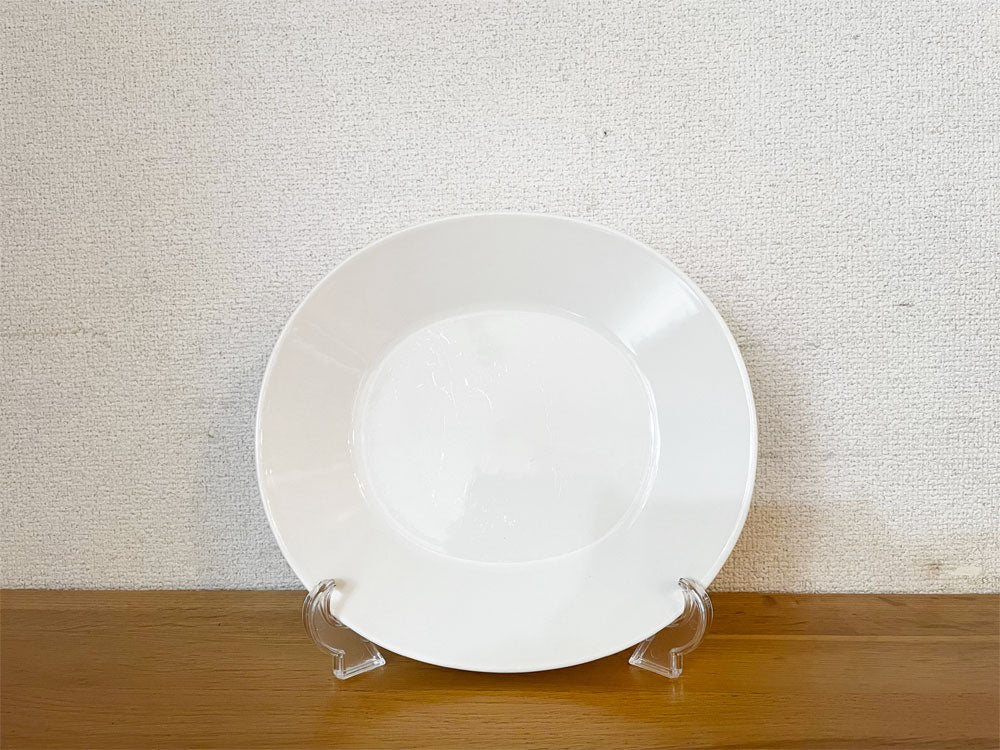 アラビア ARABIA エエヴァ EEVA オーバルプレート 25cm ホワイト ビルガー・カイピアイネン フィンランド 北欧食器 スコープ scope 復刻品  中古品  買い取りしました。