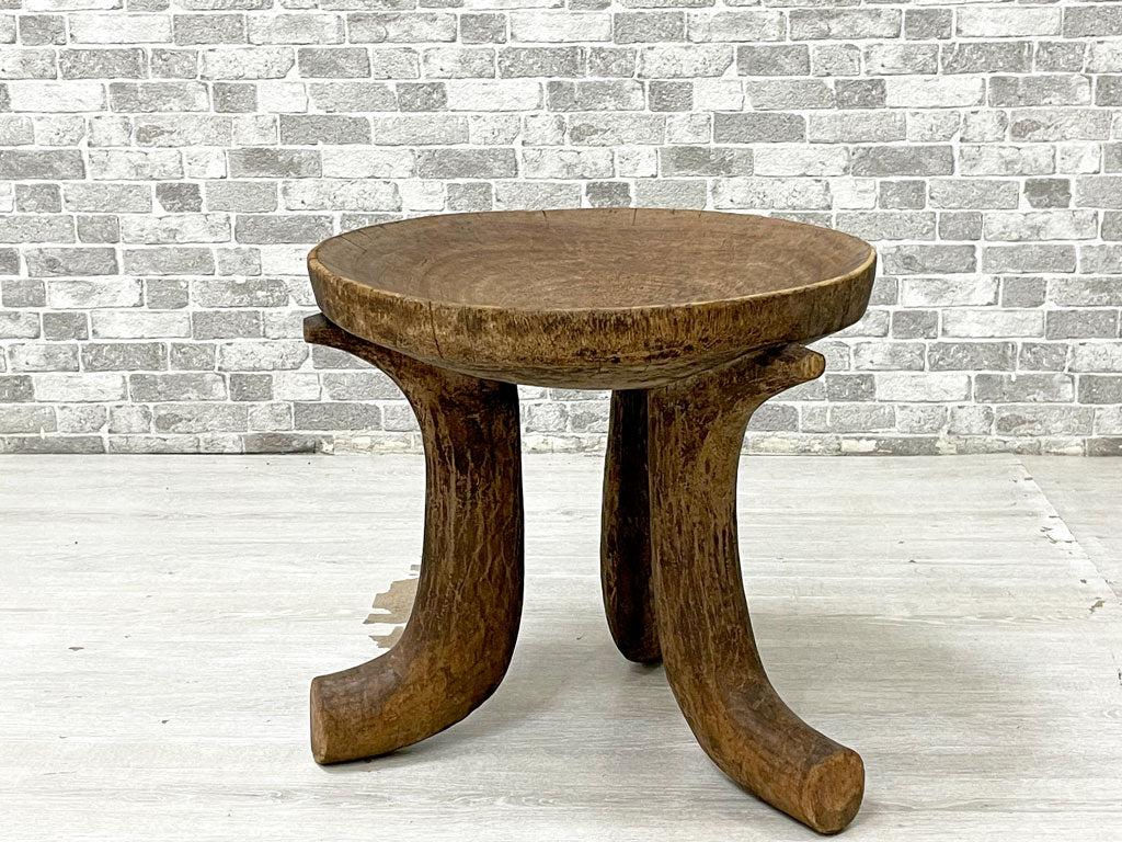 エチオピア オロモ族 Oromo スツール 腰掛け プリミティブ クラフト 民族 民具 ビンテージ  買い取りしました。