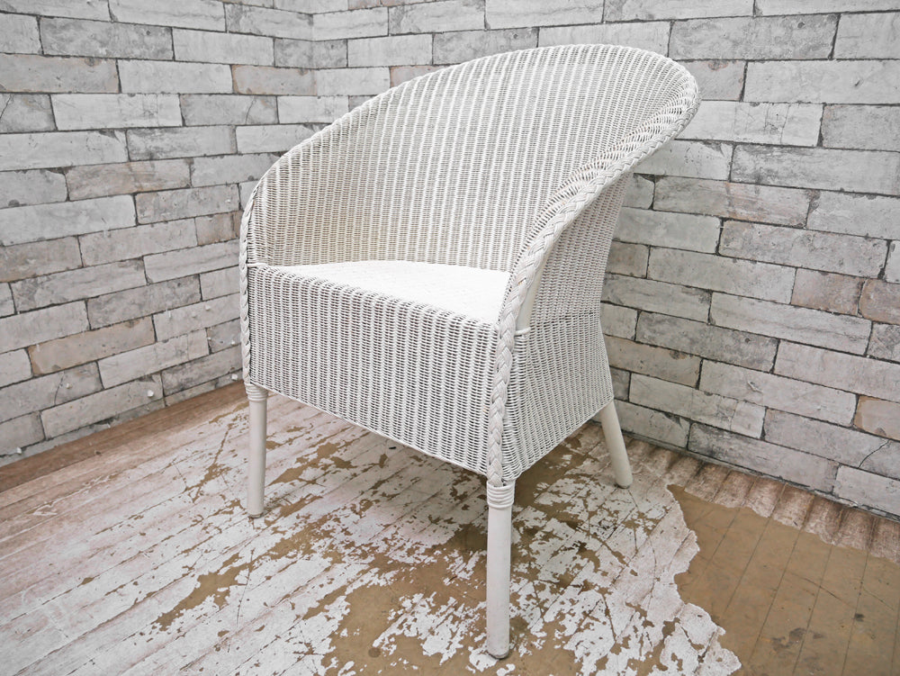 ロイドルーム LLOYD LOOM No.64 アームチェア ARM CHAIER カフェチェア ホワイト イギリス 中古品 買い取りしました。