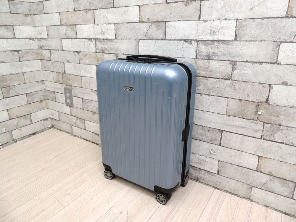 リモワ RIMOWA サルサエアー SALSA AIR スーツケース キャリーケース 33L 4輪 TSAロック アイスブルー 鍵欠品 難アリ 現状品   中古品 買い取りしました。