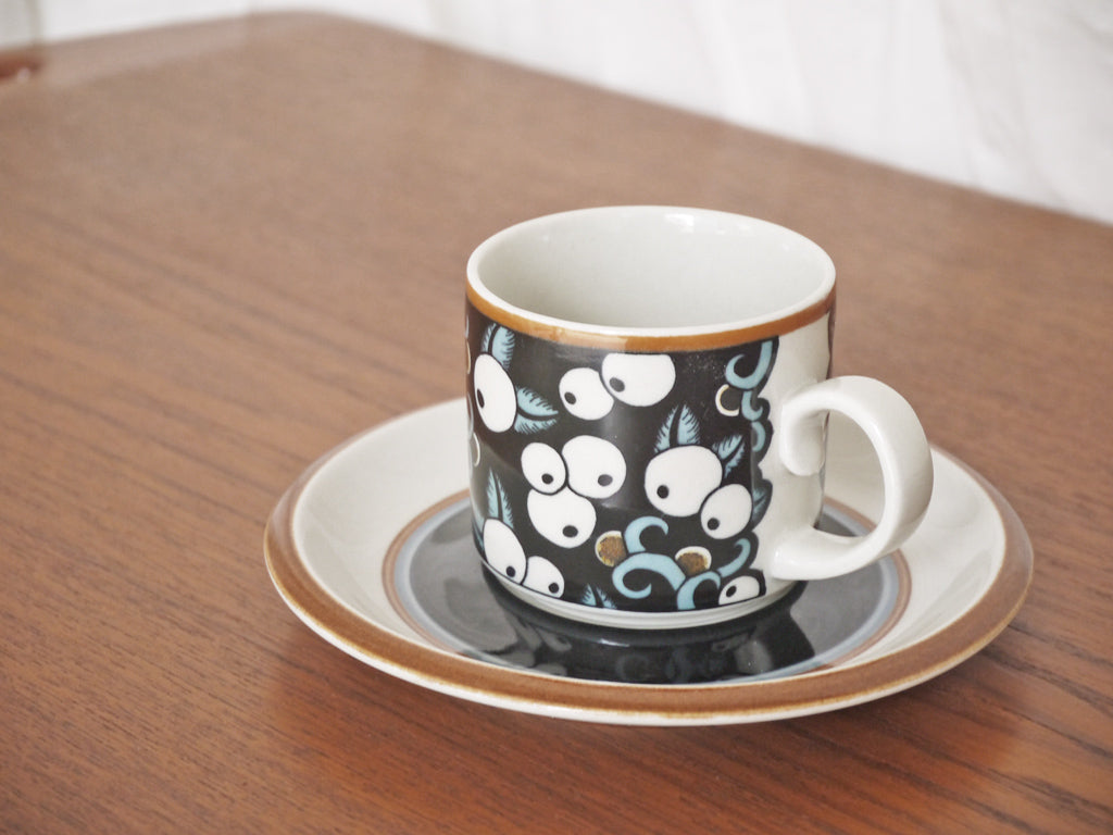 アラビア ARABIA タイカ taika ビンテージ カップ＆ソーサー C&S 希少品 Peter Winquist Anja Jaatinen-Winqvist デザイン 北欧食器 中古品 買い取りしました。