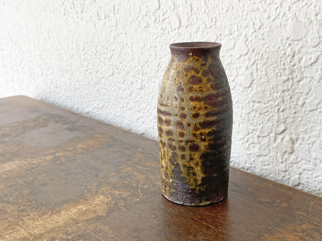 尾形アツシ 花器 フラワーベース H14cm 現代作家 中古品 買い取りしました。