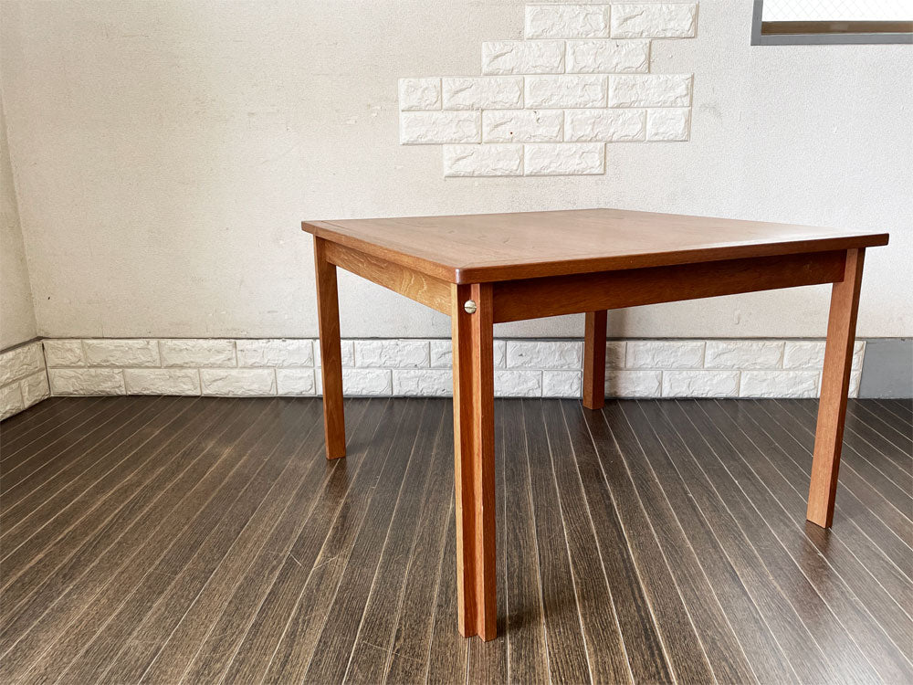 デンマークビンテージ Danish Vintage チーク材 センターテーブル ローテーブル スクエア W75cm 北欧家具  中古品  買い取りしました。