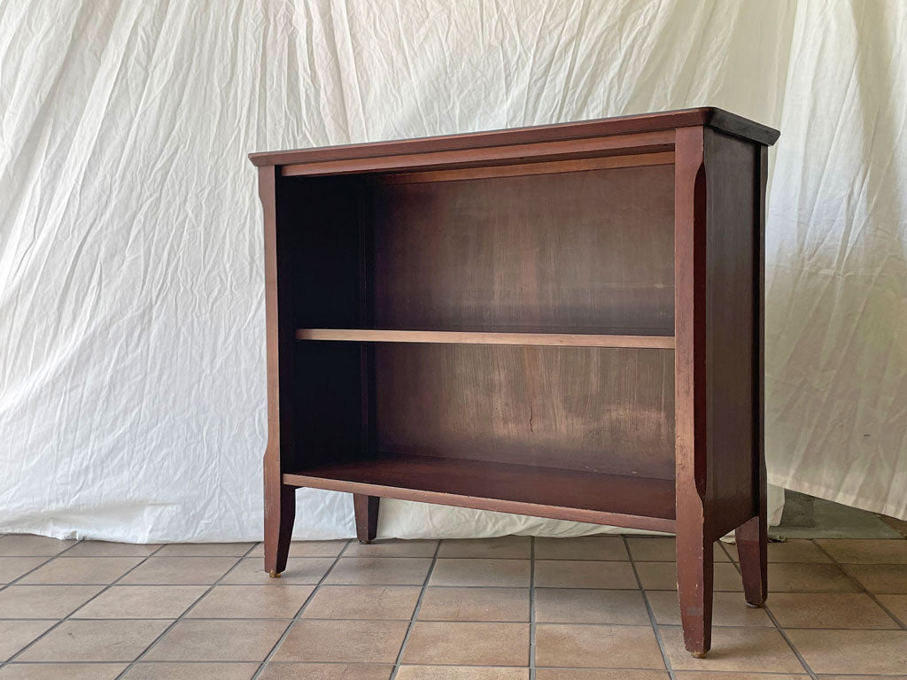 B.P.John Furniture ブックシェルフ キャビネット デコラトップ 米軍家具 USビンテージ ミッドセンチュリー ブックケース 本棚 飾り棚 ～ 逆・虎の威を借る狐 ～