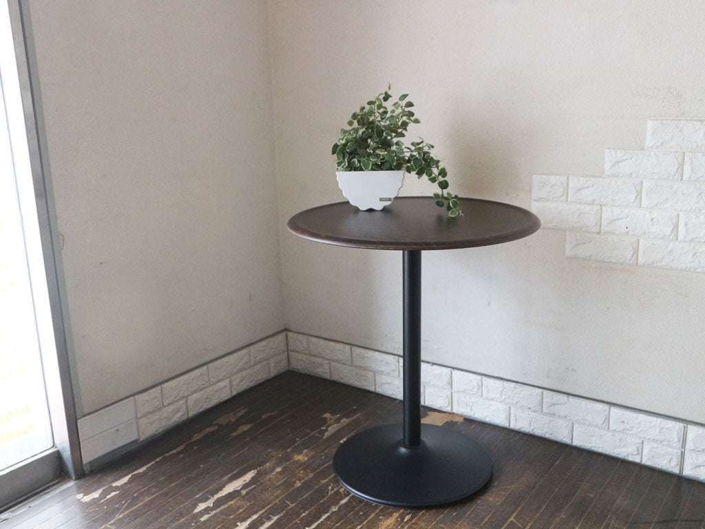 マジス MAGIS パイプテーブル Pipe Table ラウンド カフェテーブル ビーチプライウッド×スチール ジャスパー・モリソン Jasper Morrison ￥162,800- 中古品  買い取りしました。