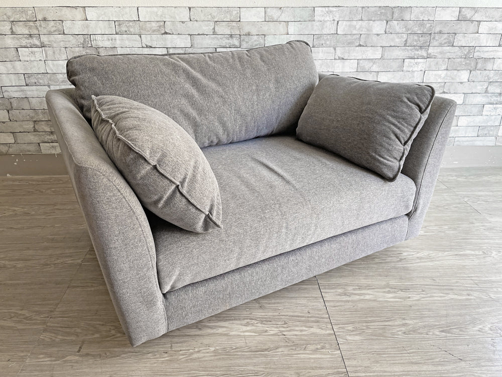 アルフレックス arflex エーソファ A SOFA 1.5人掛けソファ ファブリック グレー フェザークッション付き 定価30万円以上 中古品  買い取りしました。