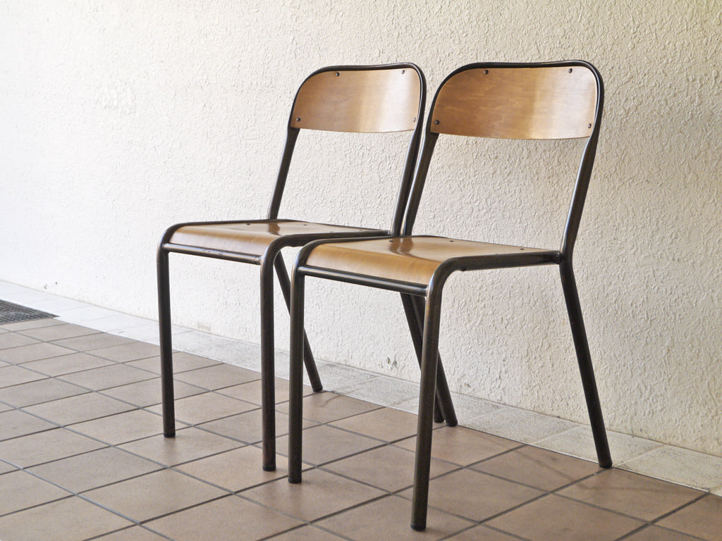 クラッシュゲート CRUSH CRASH PROJECT ノットアンティークス Knot antiques アイアンチェア IRON CHAIR スタッキングチェア 2脚セット 中古品 買い取りしました。