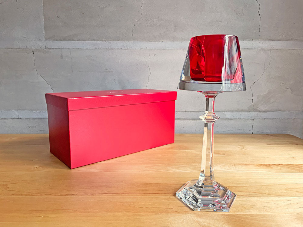 バカラ Baccarat マイファイヤー My Fire キャンドルスタンド クリスタルガラス フィリップスタルク Philippe Starck 箱付き 定価￥154,000- 中古品 買い取りしました。
