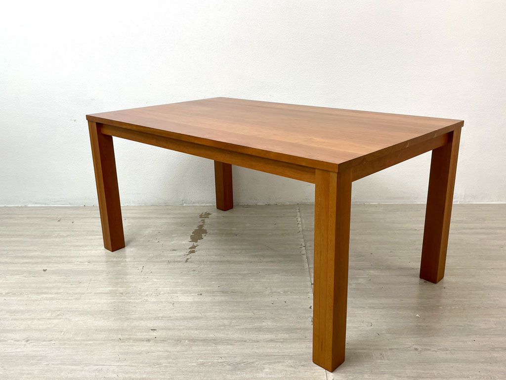 アクタス ACTUS レン REN ダイニングテーブル ブラックチェリー無垢材 W150cm ウレタン塗装 定価￥312,400- 買い取りしました。