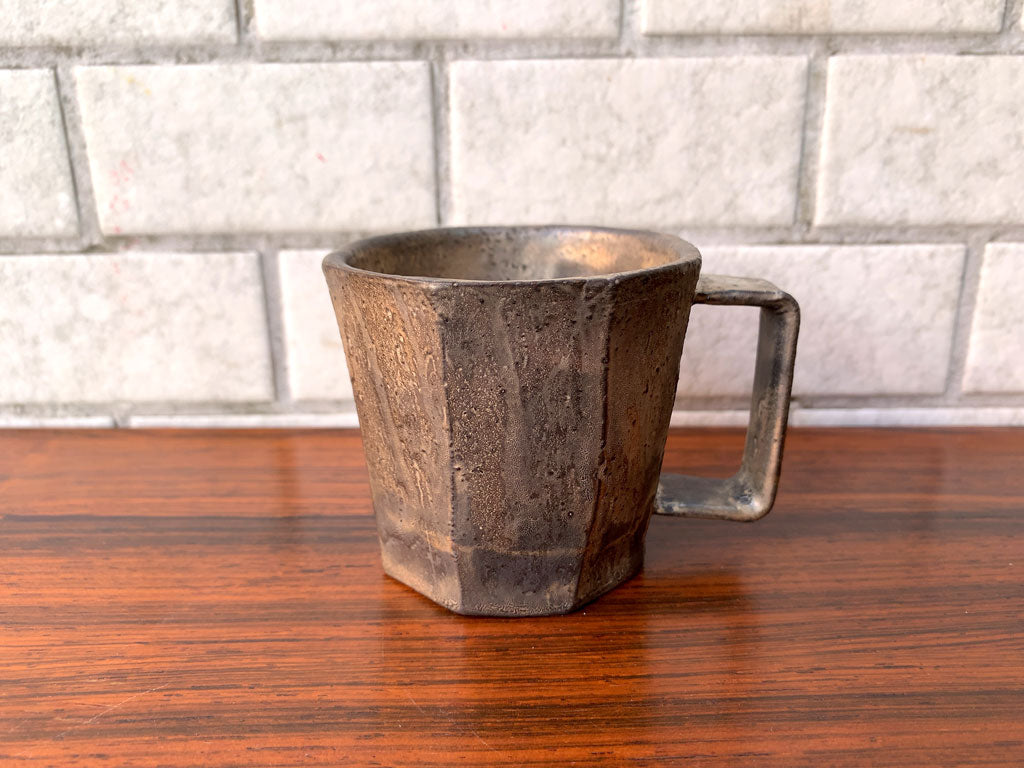 福村龍太 コーヒーカップ マグカップ 日月窯 陶芸作家 現代作家 中古品 買い取りしました。