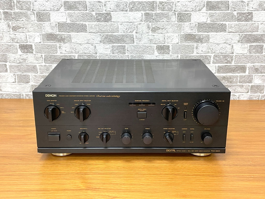 デノン DENON ステレオ プリメインアンプ PMA-880D ブラック 中古品 買い取りしました。