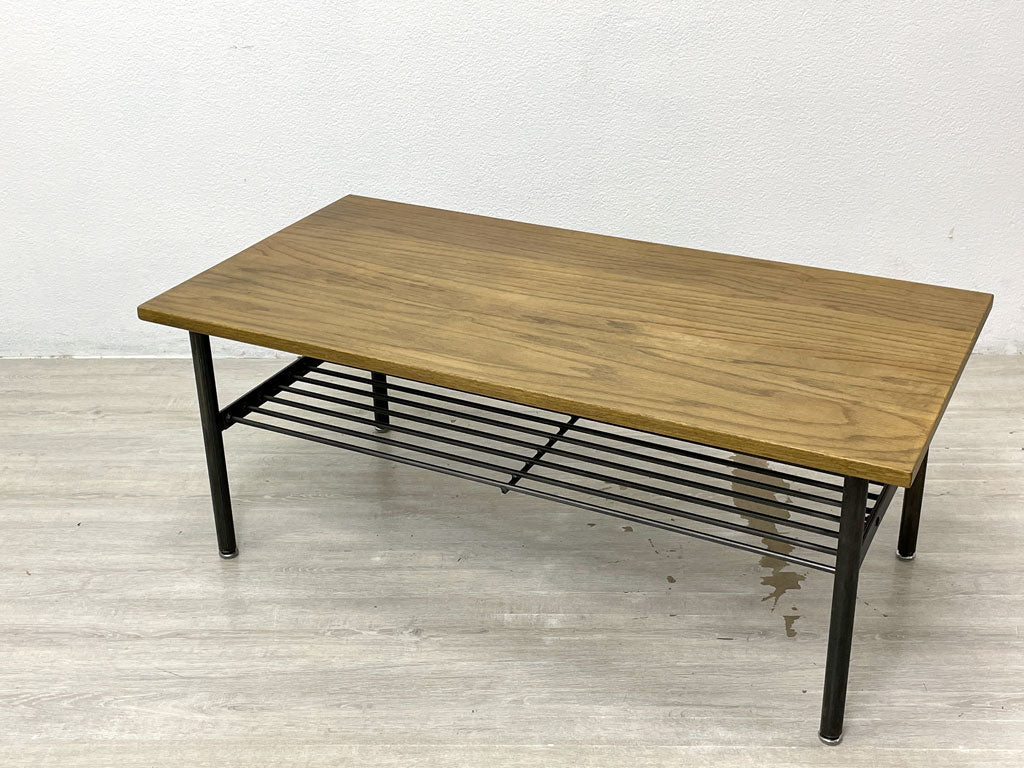ジャーナルスタンダードファニチャー journal standard Furniture jsF サンク SENS コーヒーテーブル ローテーブル オーク無垢材 スチール 工業系 中古品 買い取りしました。
