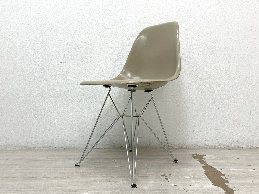 ハーマンミラー Herman Miller サイドシェルチェア セカンド 2ndビンテージ FRP グレージュ エッフェルベース ジンクカラー C&Rイームズ 中古品 買い取りしました。