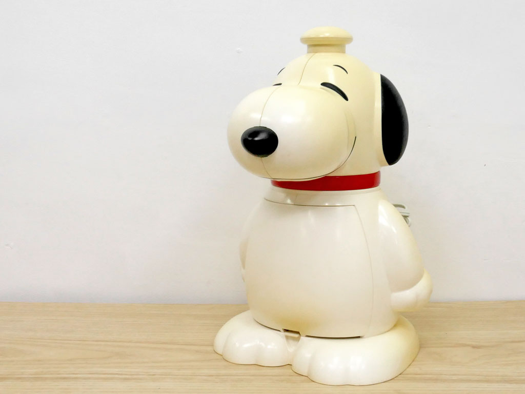 タイガー魔法瓶 TIGER スヌーピー型 SNOOPY 電動かき氷器 ABO-A10Z 氷削り器 製氷カップ付き 廃番品 中古品 買い取りしました。
