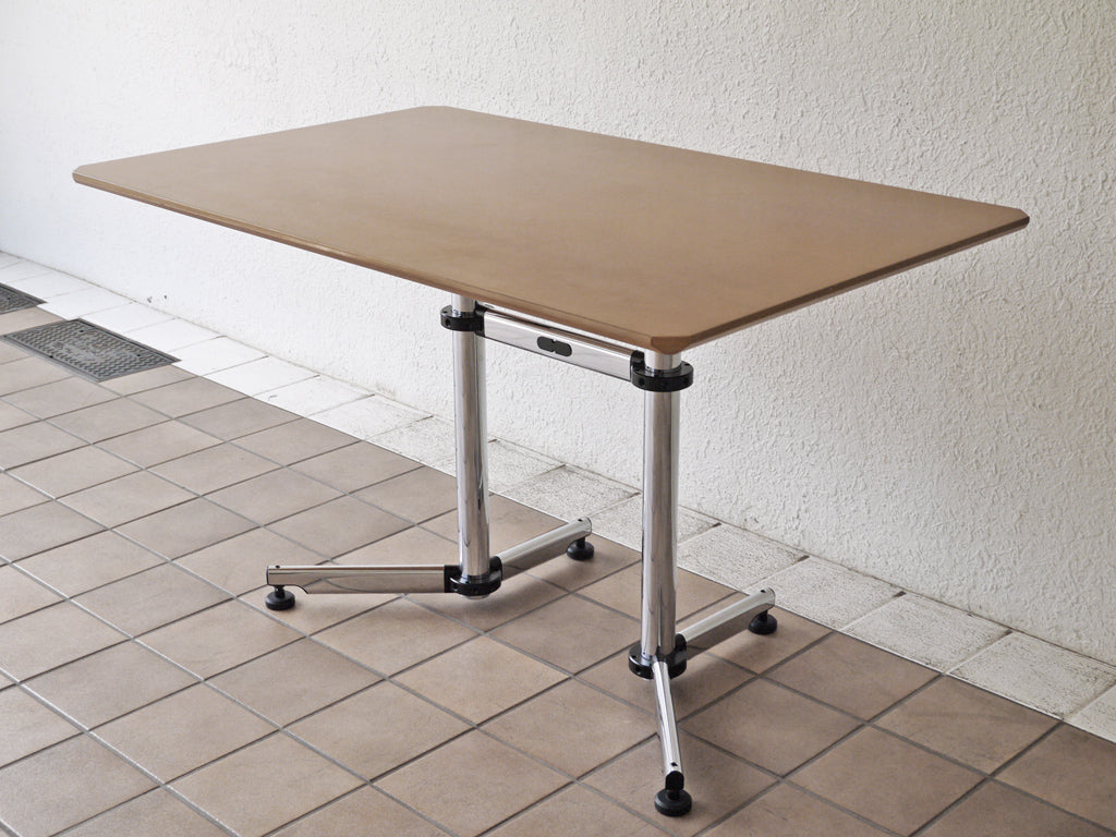 ユーエスエムハラー USM Haller キトステーブル KITOS デスク 長方形 メープル材天板 W119.5cm オフィス家具 フリッツ・ハラー スイス 中古品 買い取りしました。