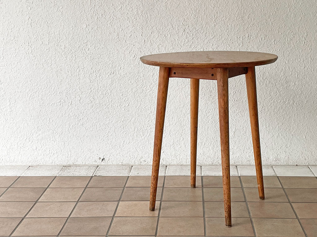 ジャパンビンテージ Japan Vintage カフェテーブル ラウンド 古家具 古道具 レトロ 中古品 買い取りしました。