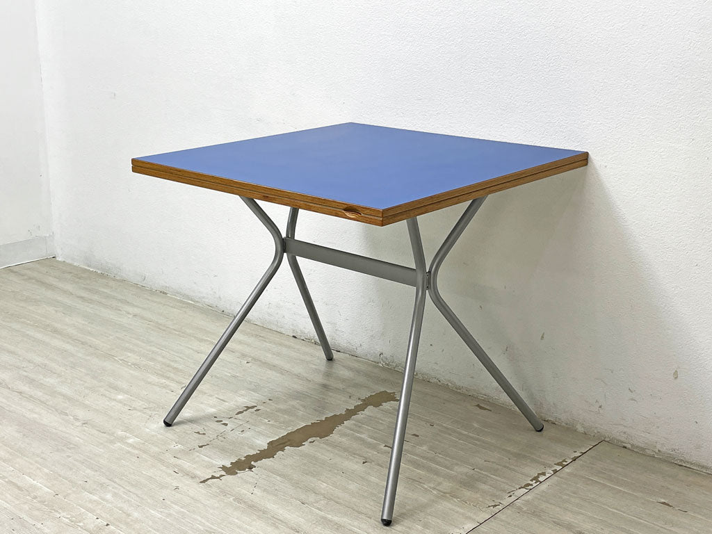 ミッドセンチュリーモダン Mid century Modern エクステンション EX 伸長式 ダイニングテーブル ブルー ACTUS 取扱 中古品 買い取りしました。