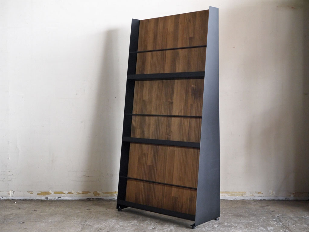 サルク スチールウッドファニチャー SULK steelwood furniture マガジンラック MAGAZINE RACK 本棚 インダストリアル 中古品 買い取りしました。