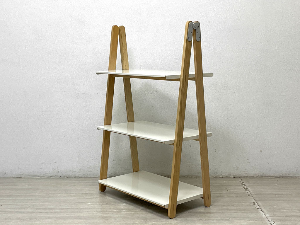 ノーマンコペンハーゲン normann COPENHAGEN ワンステップアップシェルフ One step up shelf White low 折り畳み式 ホワイト 中古品 買い取りしました。