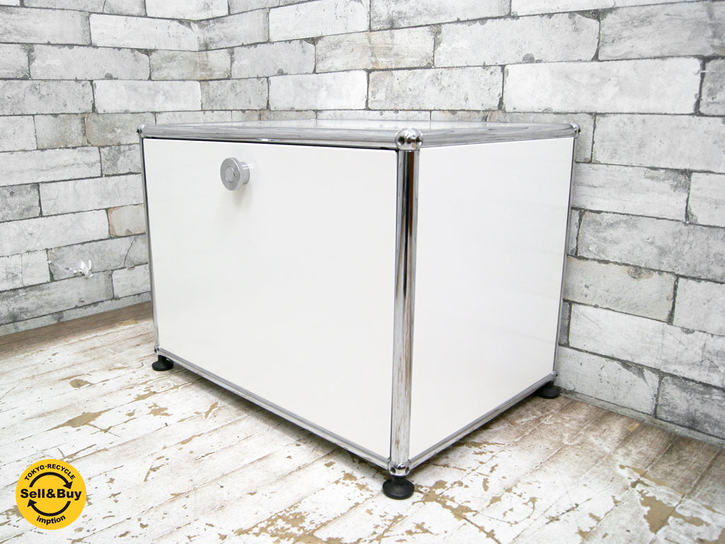 ユーエスエム ハラー USM Haller モジュラーファニチャー ハラーシステム キャビネット フラップドア ホワイト 中古品 買い取りしました。