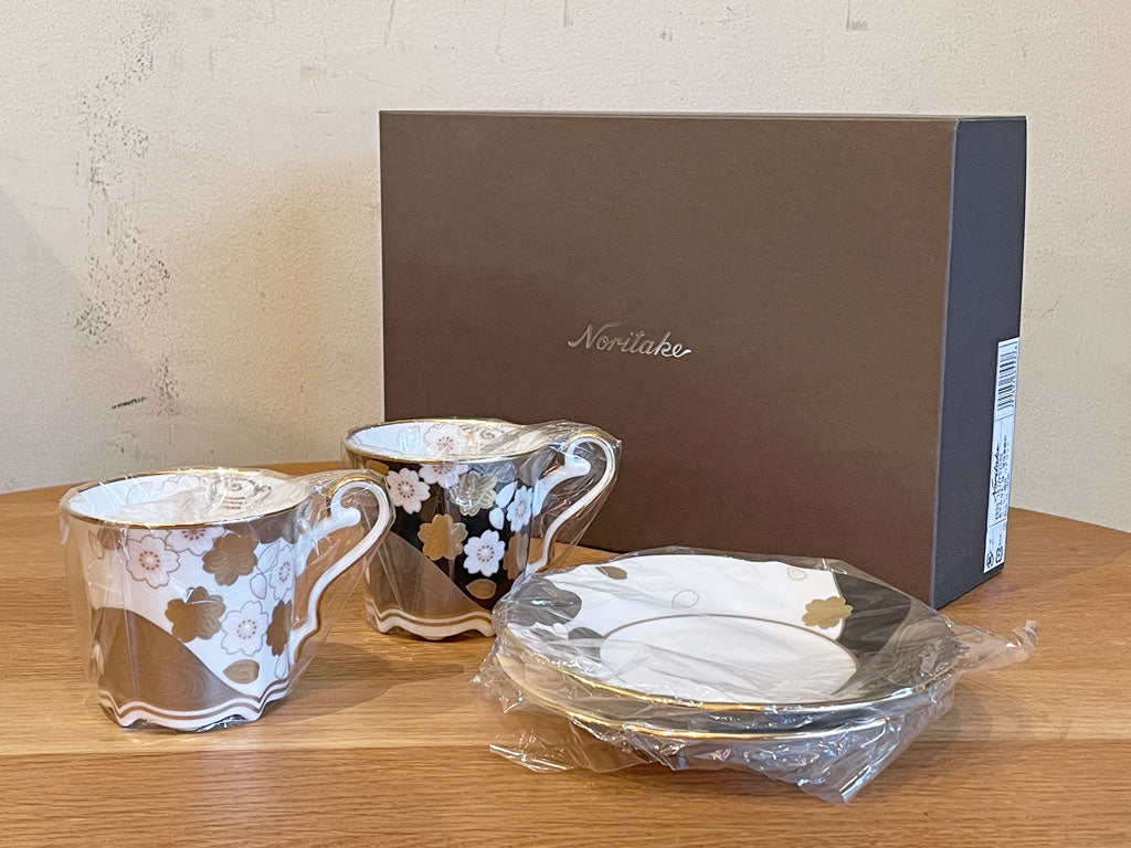 ノリタケ Noritake あやみなも コーヒーカップ＆ソーサー 桜金銀彩 夜桜金銀彩 未使用品 中古品 買い取りしました。