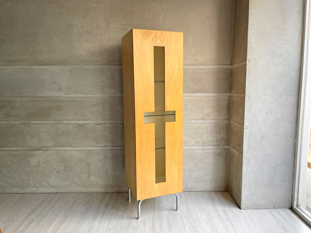 イデー IDEE スクエア トールキャビネット SQUARE TALL CABINET クロス型 シングルドア メープル 希少  中古品 買い取りしました。