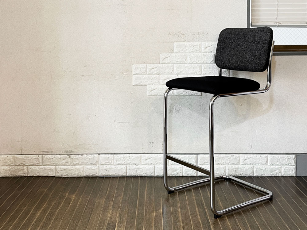 ノルスタジオ Knoll Studio ブロイヤーコレクション チェスカスツール CESCA STOOL バースツール ファブリック バイカラー 座面73.5cm マルセル・ブロイヤー バウハウス  中古品  買い取りしました。