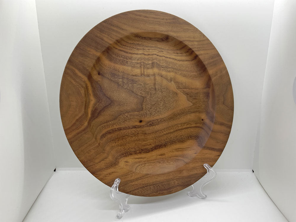 盛永省治 Shoji.M リムプレート ウォールナット Φ28cm 現代作家 B 中古品 買い取りしました。