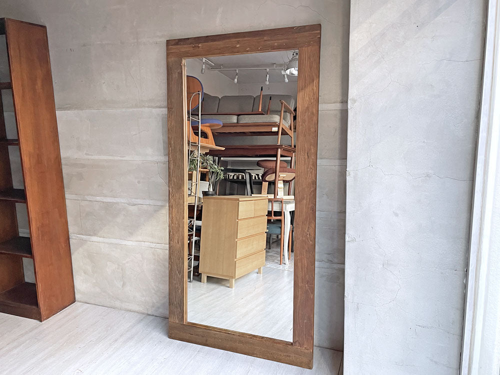 ガルト GART アル AR 90 MIRROR スタンドミラー 姿見 エルム 古材 ジャーナルスタンダードファニチャー取扱い 中古品 買い取りしました。