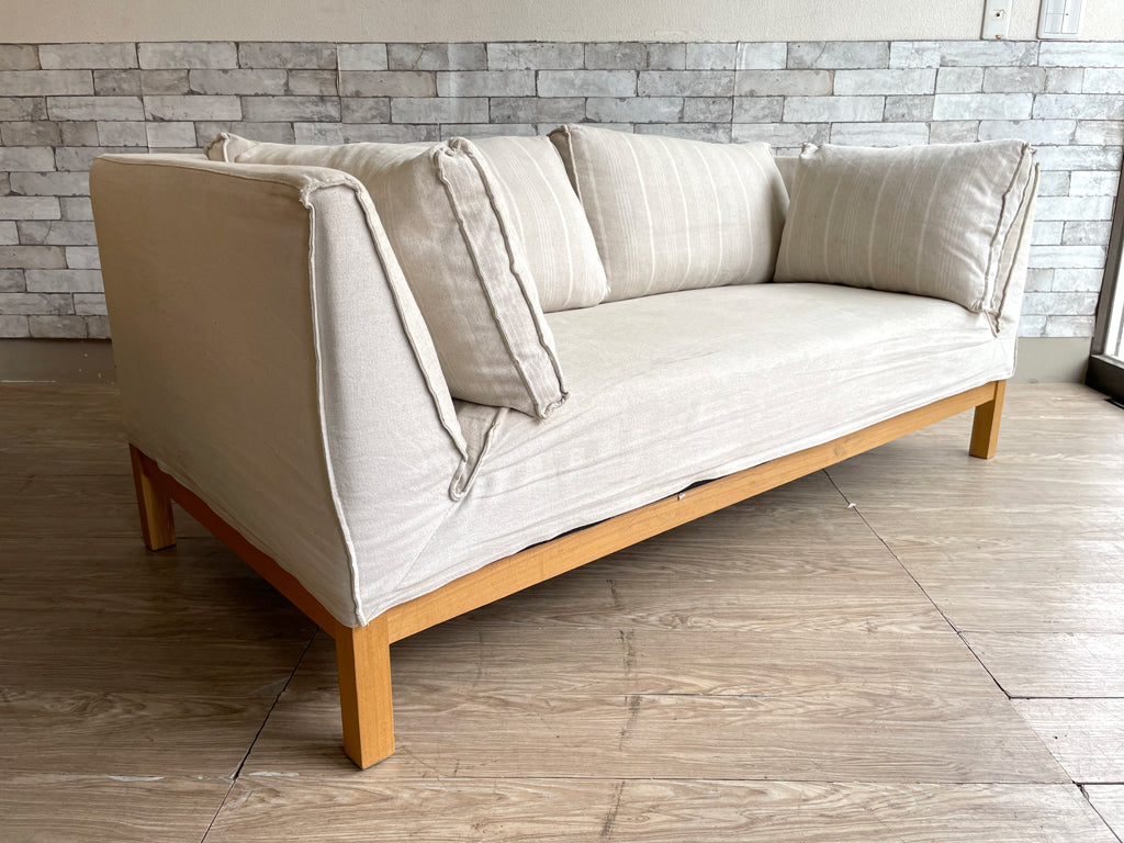 アクタス ACTUS ポトス-2 ソファ POTHOS-2 SOFA ファブリック ストライプ カバーリング 現状品 中古品 買い取りしました。