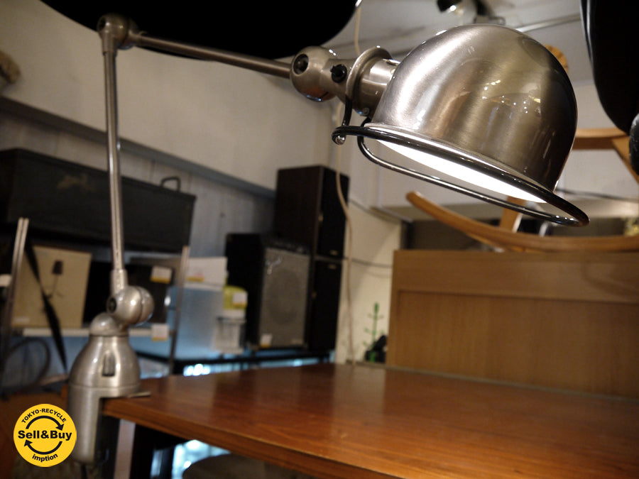 ジェルデ JIELDE 4040 デスクランプ クランプ DESK LAMP CLAMP ブラッシュドスチール brushed steel フランス　中古品 買い取りしました！ 自由が丘店 出張買取もお任せください。