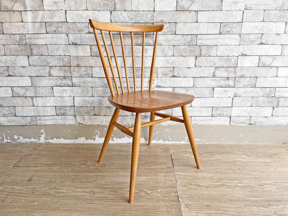 アーコール Ercol ボウバックチェア ダイニングチェア 5本タイプ エルム材 UKビンテージ Vintage 英国家具 中古品 買い取りしました。