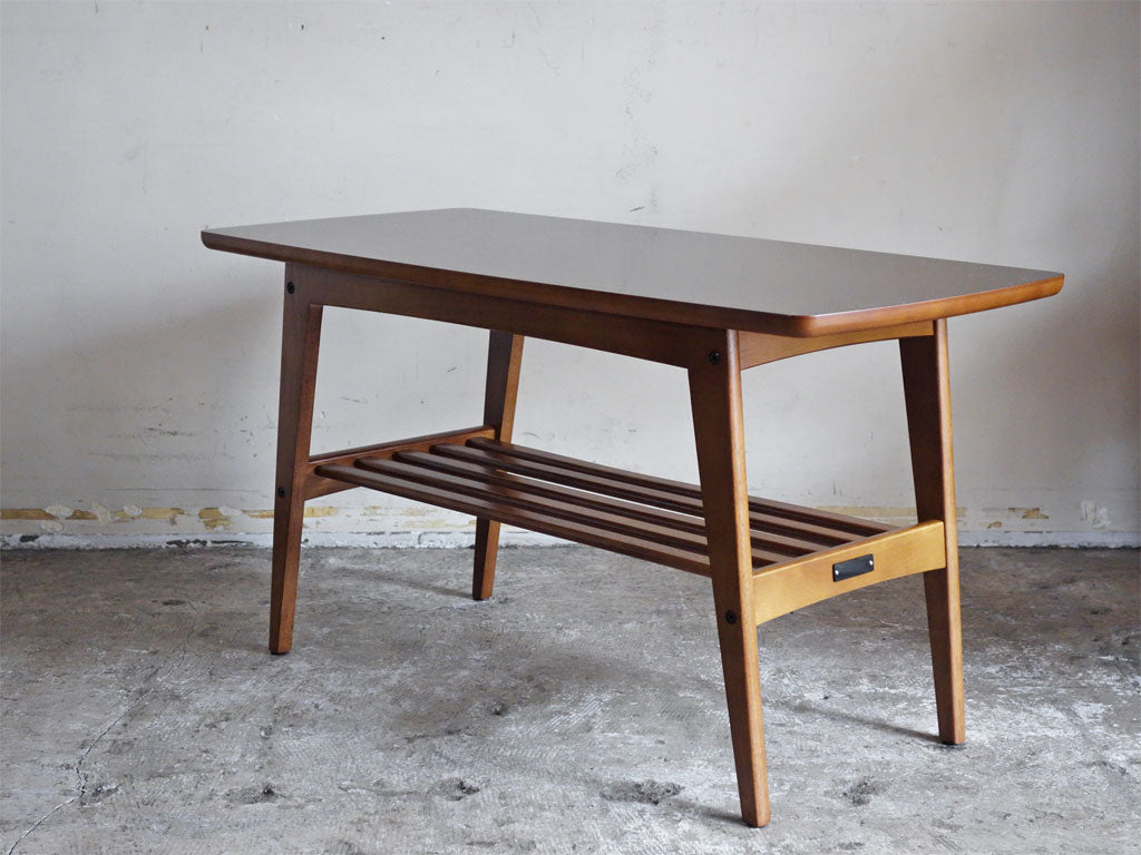 カリモク60 karimoku60 リビングテーブル Sサイズ ムテニエ材 幅90cm レトロモダン ミッドセンチュリー 中古品 買い取りしました。