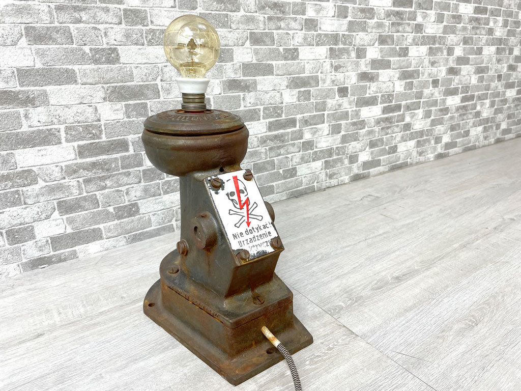 インダストリアルデザイン Industrial Design リメイク フロアライト ランプ ドクロ ドイツ ビンテージ 中古品 買い取りしました。