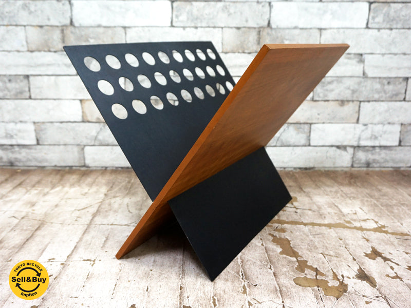 コンランショップ THE CONRAN SHOP マガジンラック チェリー材 × スチール  中古品 買い取りしました。祖師ヶ谷大蔵店 出張買取もお任せ下さい。