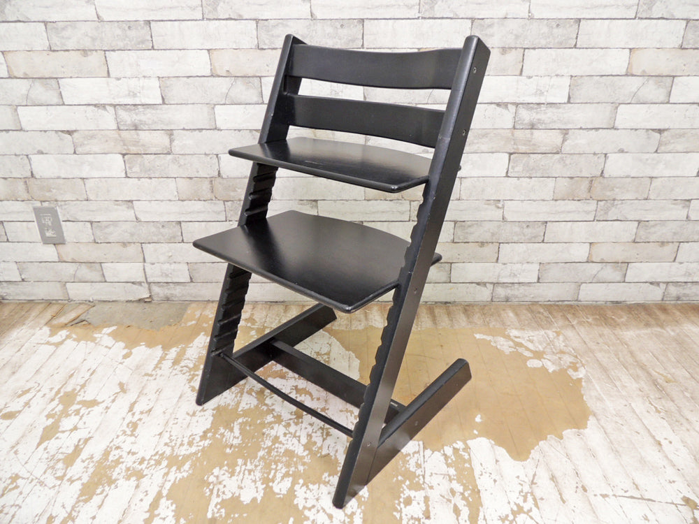ストッケ STOKKE トリップトラップ TRIPP TRAPP チェア 新型 ブラック ベビーチェア 北欧 ノルウェー  中古品 買い取りしました。